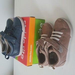 2 Pair!! Stride Rite Leather Sneakers